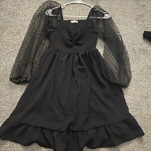 altar’d state dress, mesh sleeves size small